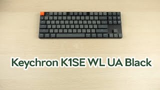 Розпаковка Keychron K1SE 87 Key Optical Red White Led Hot-Swap WL UA Black