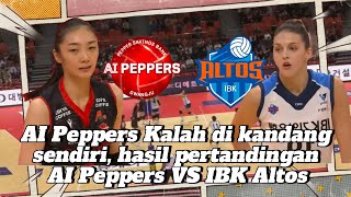 AI Peppers Kalah di kandang sendiri, hasil pertandingan AI Peppers VS IBK Altos