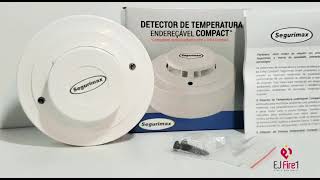 DETECTOR DE TEMPERATURA ENDEREÇÁVEL COMPACT - SEGURIMAX / Loja virtual EJ Fire1