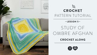 Study of Ombre Afghan Crochet Along | Week 5