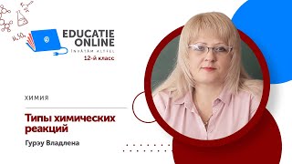 Химия, 12-й класс, Типы химических реакций