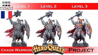 🇫🇷 Peindre ses figurines de jeu de plateau - Heroquest Project : Guerrier du chaos - Level 1/2/3