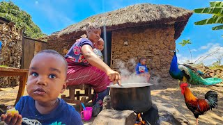 African Village #cooking, Whole Chicken Biryani Cooking & Eating in Village | Swahili Biryani Recipe