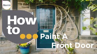 How to paint a front door| Incredible front door transformation