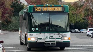 AC Transit 2014 Gillig Low Floor 6123 on route NX3