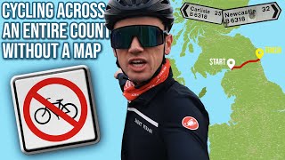 we cycled across an ENTIRE country, without a map.