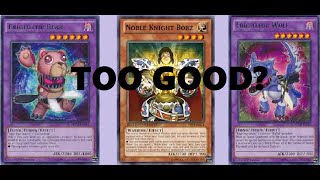 My new Noble Knight and Fluffal Deck on YGOPRO