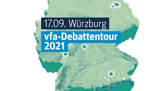 Live! vfa-Debattentour 2021: Schlüsselindustrie Pharma – Rahmenbedingungen für Forschung optimieren