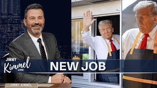 "Jimmy Kimmel Roasts Trump’s McDonald’s Job – MAGADonald’s Merch, Anyone?"