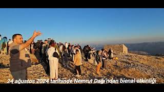 Nemrut Dağından 2 bienal etkinliği