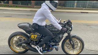 Ducati CafeRacer $5,000 Akrapovic exhaust sound