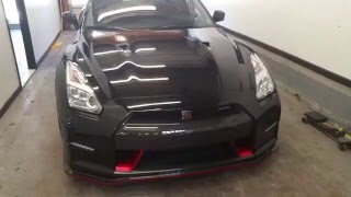 GTR Nismo Goes To 180 Customs - Gloss Pearl White Wrap! Oneightynyc