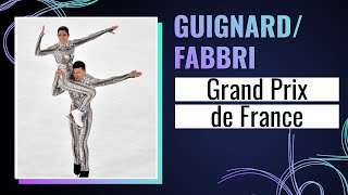 GUIGNARD / FABBRI (ITA) | Ice Dance Free Dance | Grand Prix de France 2024 | #GPFigure