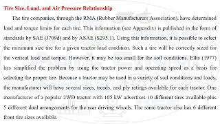 Cone index and tire basics.