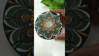 Easy Dot mandala painting for beginners🎨😍😍 #ytshorts #mandaladots #viral #satisfying #trending