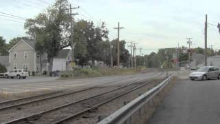 [HD] Amtrak Downeaster Trains at North Andover, MA