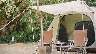 Tent Camping on a Farm