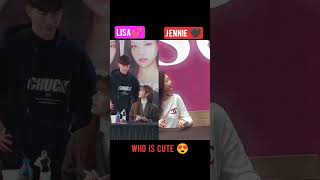 who is cute 😺 with oppa manager lisa💕 and Jennie 🖤#blackpink