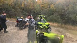 Waterhole with the Can Am XMR 1000's