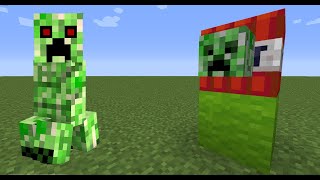 secret way to spawn a creeper ! minecraft