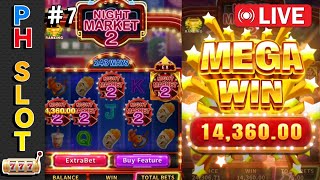 🔴PH SLOT LIVE | BIG WIN 106K NIGHT MARKET 2 NO.7 | FC | PRAGMATIC PLAY | PG SOFT