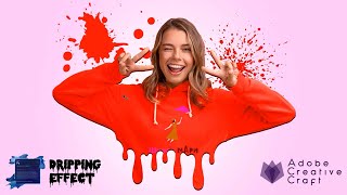 Dripping Effect | Splatter Effect | Photoshop Editing Tutorial