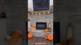 DIY Lighted garland for fall #dollartree #diy #fall #shorts