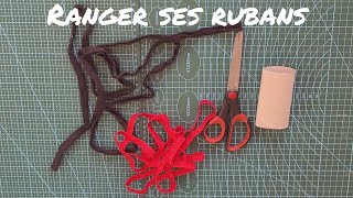 Les mini tutos - Episode 34 : Ranger ses rubans (biais, passepoils, élastiques) à la verticale