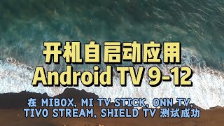 Android TV 开机自启动应用，自动执行指定的 APP (适用Google TV/MI TV STICK)