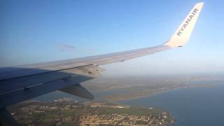 Ryanair 737-800 Dublin Landing