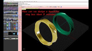 How can we design a Beautiful Ring less than 5 minutes.