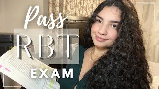 How to study for the RBT exam! | Preparation tips & Resources