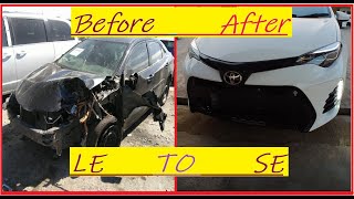 Toyota Corolla 2017 Restoration Convert LE to SE - The Best Swap Ever!