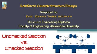 Uncracked Section Vs Cracked Section القطاعات المشرخة والقطاعات الغير مشرخة