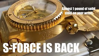 Unboxing S-Force Watches VIP BIG DATE Julius 50mm Toby Woolley 4KHD Discount Code Woolley15