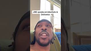 JME speaks on deliveroo and Uber eats