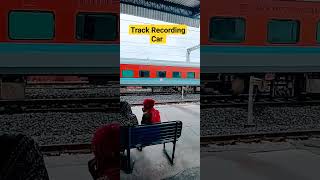 Track Recording Car at Bodeli Station@indian Train Lovers