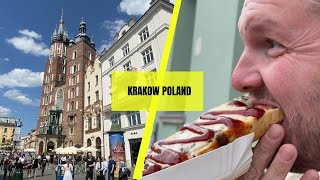 Exploring more of Krakow Poland trying zapiekenka & pierogi for first time | SUMMER 2022 | #krakow