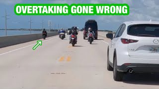 Over taking gone wrong on key west 7 mile bridge