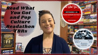 Read What You Got & Pop Culture Readathon + Secret Vlog TBR [CC]