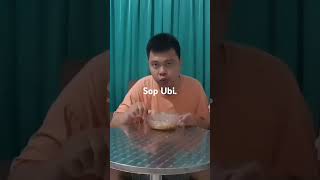 Andy Balala Makan Sop Ubi. #shortsvideo #food