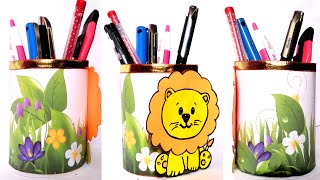 Penstand/pen holder/pen pencil holder/paper craft/pen stand making/how tomake pen stand /paper craft