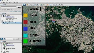 Como agregar leyendas, logos y banner personalizados en Google Earth de manera fija y profesional.