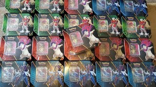 Pokemon TCG Divergent Powers Tins opening! Evolving Skies packs!!!