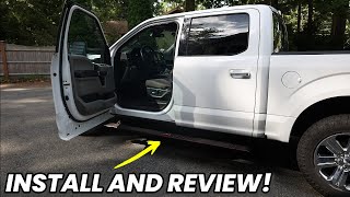 Power Running Boards for my F-150! | Boost Auto Powered Running boards Installation and Review!