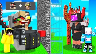 COMBO TİTAN G-MAN VS EVİL TV WOMAN! | Minecraft