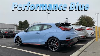 (SOLD) Showing The 2019 Performance Blue Veloster N