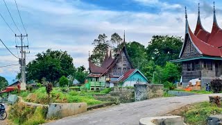 Suasana Desa Pariangan Sumatera Barat, desa terindah Sedunia