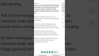 Jawaban Post test || Aktivitas Numerasi yang menyenangkan