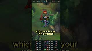 🥶HERE IS HOW TO DECIDE WHICH LANE TO GANK and WHERE TO START  #shorts  #shorts